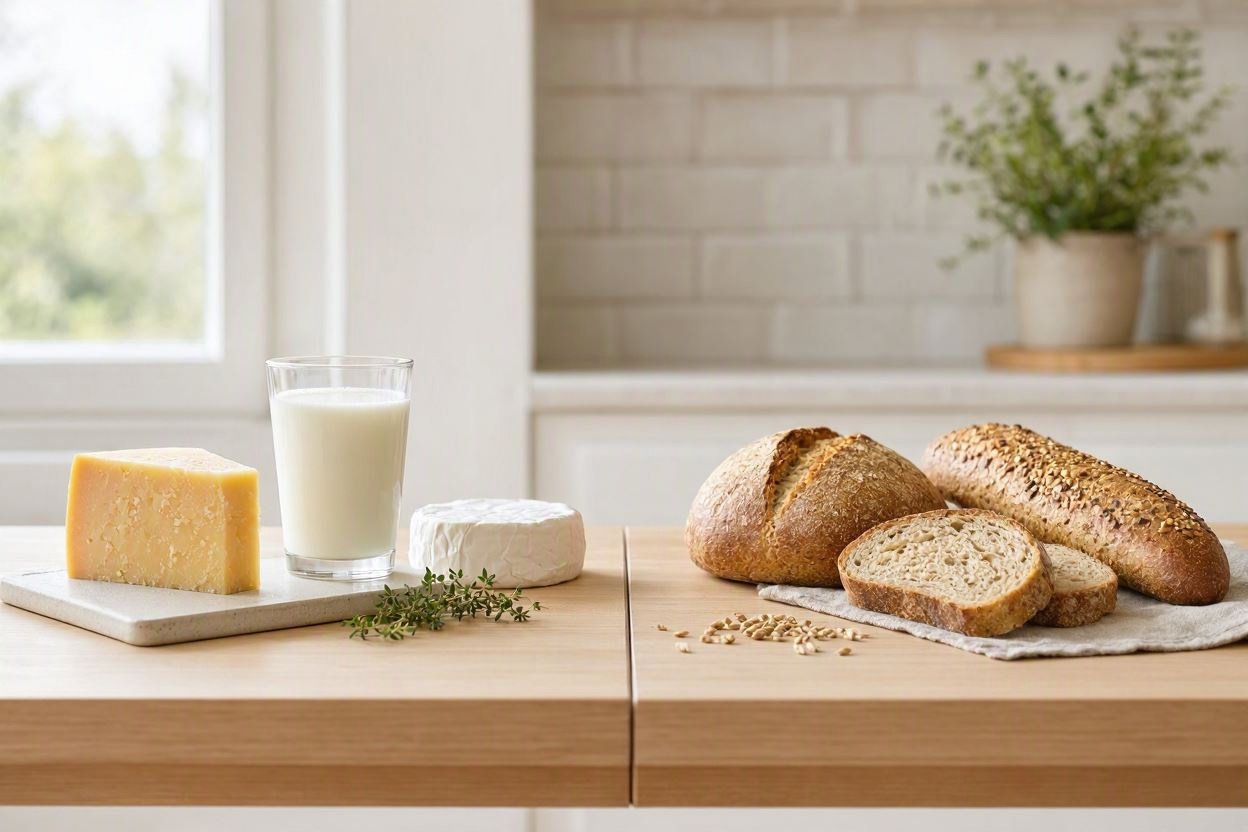 Como Diferenciar Sintomas de Intolerância à Lactose e Glúten: Um Comparativo Prático de Reações no Corpo